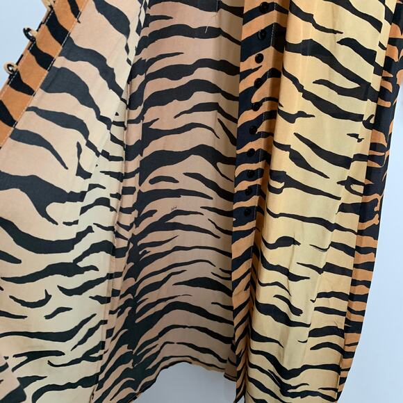 Realisation Vivienne Midi Dress Tiger Small New Silk Womens Small - Picture 7 of 16